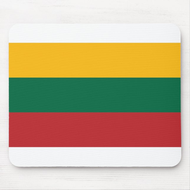 Litauen Flagga Musmatta (Framsidan)