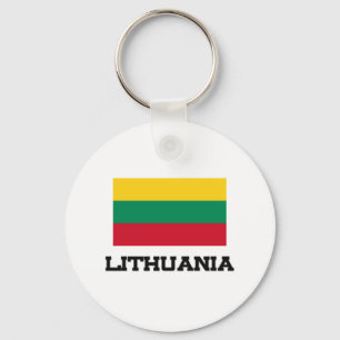 Litauen flagga nyckelring
