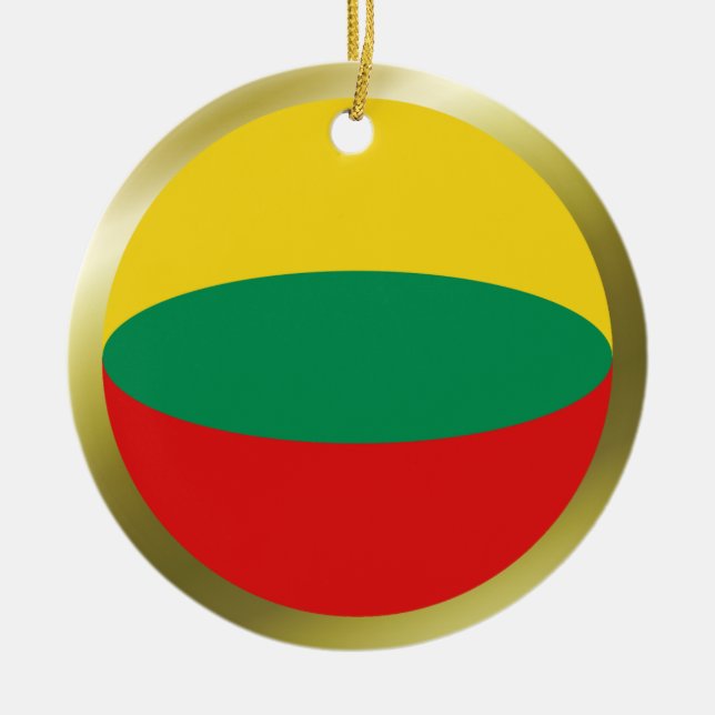 Litauen Flagga Ornament (Framsidan)