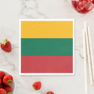 Litauen flagga pappersservett