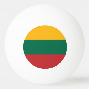 Litauen Flagga Pingisboll