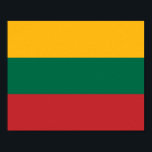 Litauen Flagga Poster<br><div class="desc">Litauen Flagga</div>
