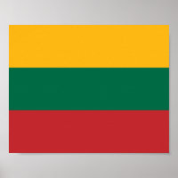 Litauen Flagga
