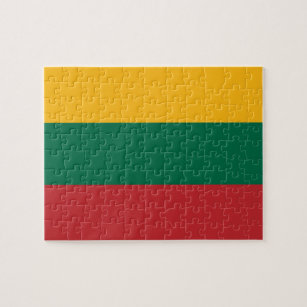 Litauen Flagga Pussel