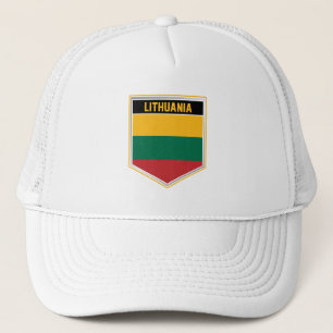 Litauen Flagga Shield Keps