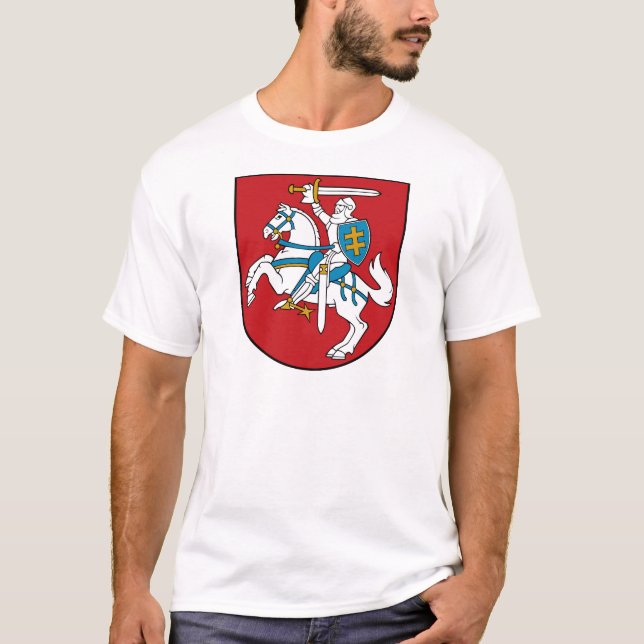 Litauen flagga t-shirt (Framsida)