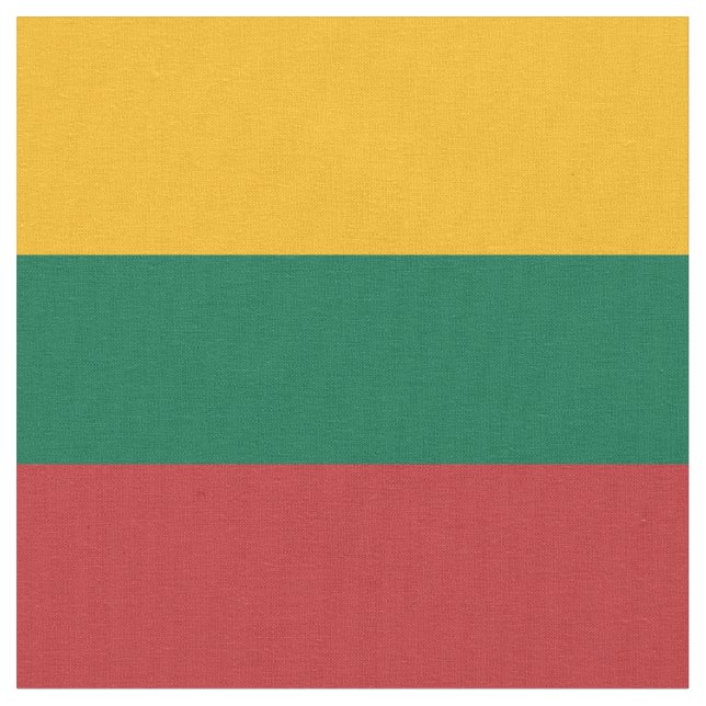 Litauen flagga tyg (Närbild)