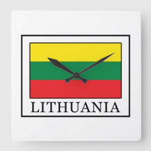 Litauen Fyrkantig Klocka