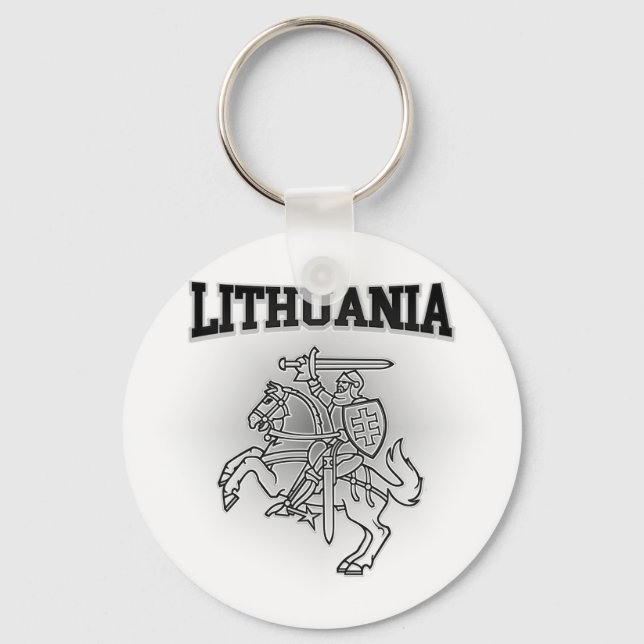 Litauen Jackar Arm Nyckelring (Framsida)