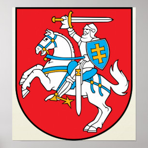 Litauen Jackar närmare Arm Poster