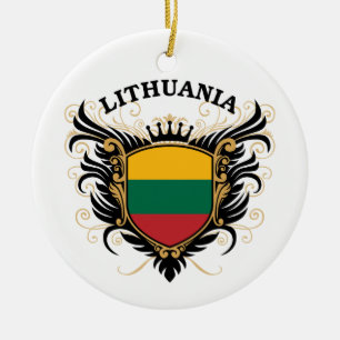 Litauen Julgransprydnad Keramik