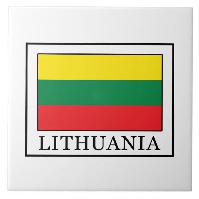 Litauen Kakelplatta (Framsidan)
