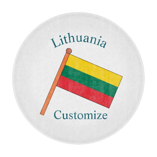 Litauen Land Flagga Thunder_Cove (Framsidan)