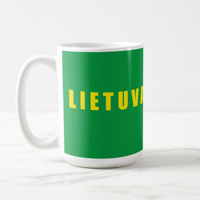 Litauen Lietuva Kaffemugg (Vänster)
