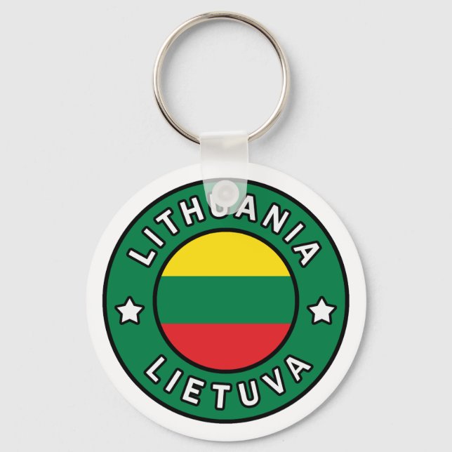Litauen Lietuva Nyckelring (Framsida)