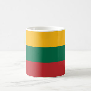 Litauen (litauisk) flagga kaffemugg