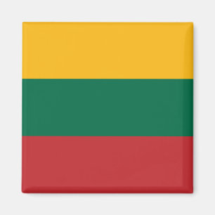 Litauen (litauiska Flagga) Magnet
