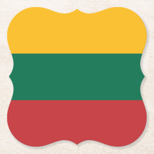 Litauen (litauiska Flagga) Underlägg Papper