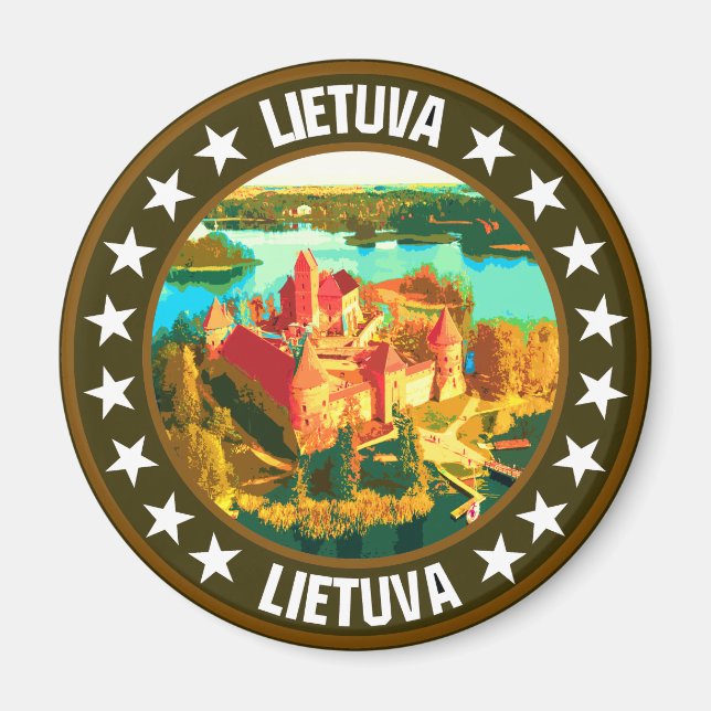 Litauen Magnet (Framsidan)