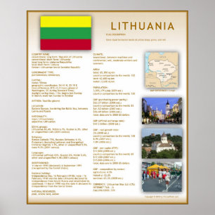 Litauen Poster