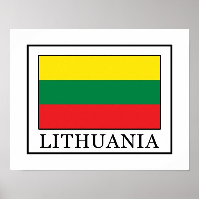Litauen Poster (Framsidan)