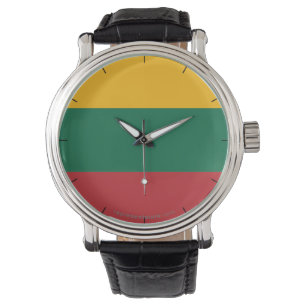 Litauen slättflagga armbandsur