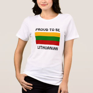 Litauen: Stolt över att vara litauer T Shirt