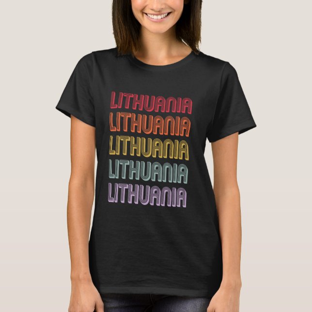 Litauen T Shirt (Framsida)