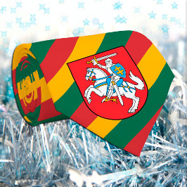 Litauen Ties, mode Litauens Flagga business Slips