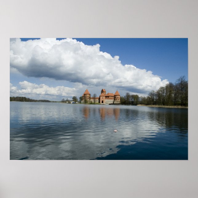 Litauen, Trakai. Island Castle Poster (Framsidan)