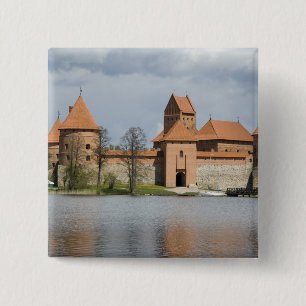Litauen, Trakai. Ösjöslott 2 Knapp