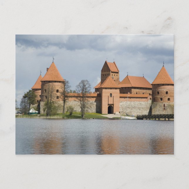 Litauen, Trakai. Österländska slottet 2 Vykort (Framsida)