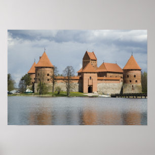 Litauen, Trakai. Österrikiska slottet 2 Poster