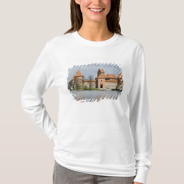 Litauen, Trakai. Österrikiskt slott 2 T Shirt (Framsida)