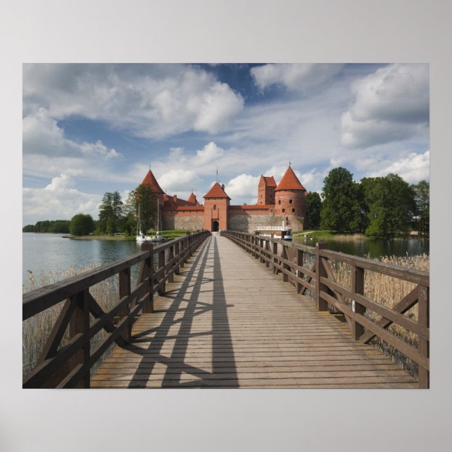 Litauen, Trakai, Trakai Historical National Poster (Framsidan)