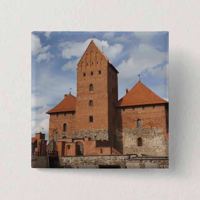 Litauen, Trakai, Trakai Historiska National 3 Knapp (Framsida)