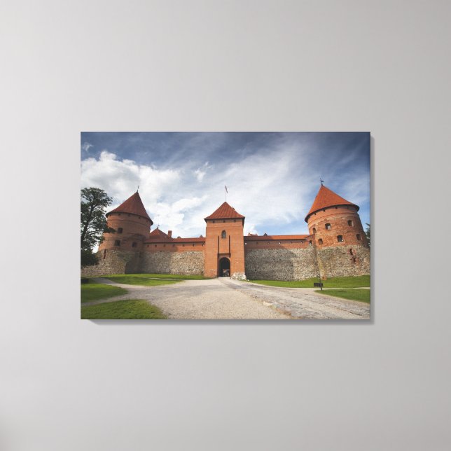 Litauen, Trakai, Trakai historiska nationalpark 4 Canvastryck (Framsida)