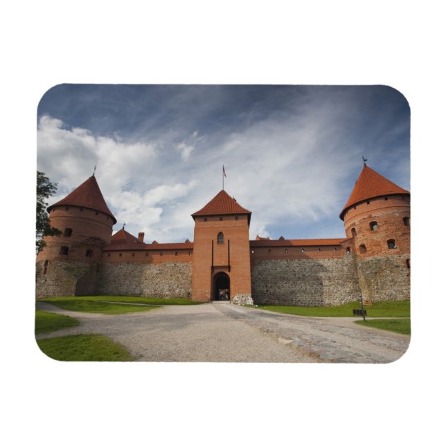 Litauen, Trakai, Trakai historiska nationalpark 4 Magnet (Horisontell)