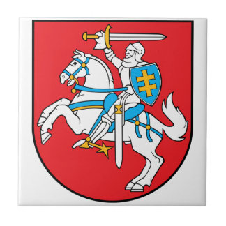 Litauen vapensköld kakelplatta