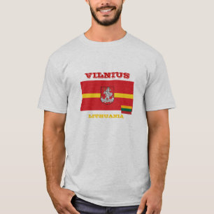 Litauen Vilnius flaggaskjorta T Shirt