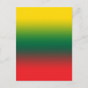 Litauens färger övertonade flagga vykort