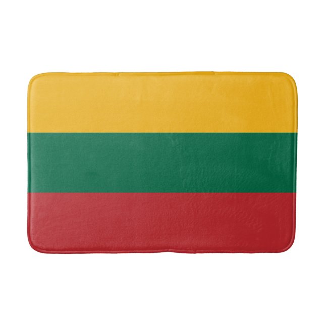 Litauens flagga badrumsmatta (Framsidan)