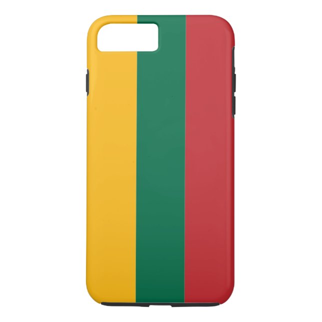 Litauens flagga Case-Mate iPhone skal (Baksida)