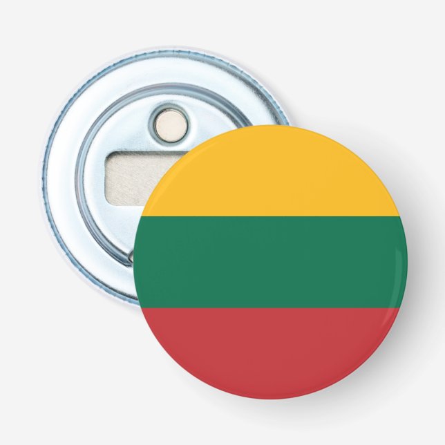 Litauens flagga flasköppnare (Framsidan)