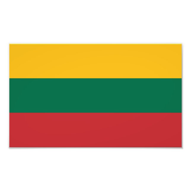 Litauens flagga fototryck (Framsidan)