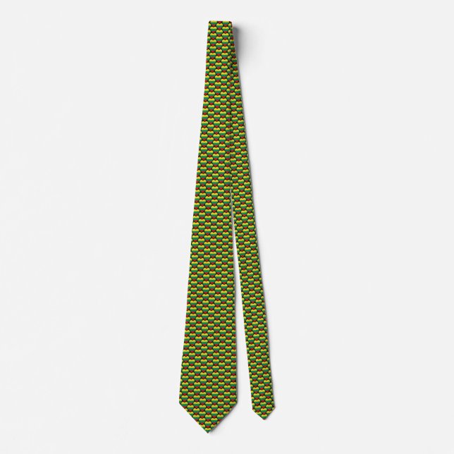 Litauens Flagga Hearts Tie Slips (Framsida)