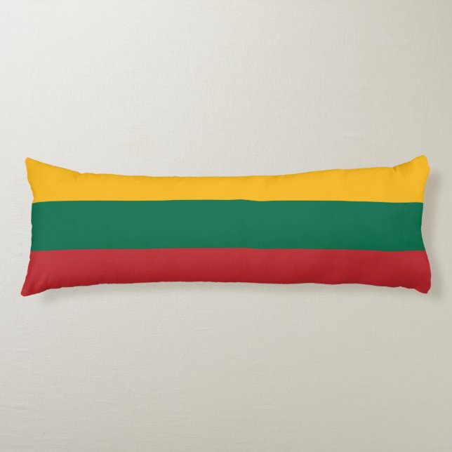 Litauens flagga kroppskudde (Framsidan)