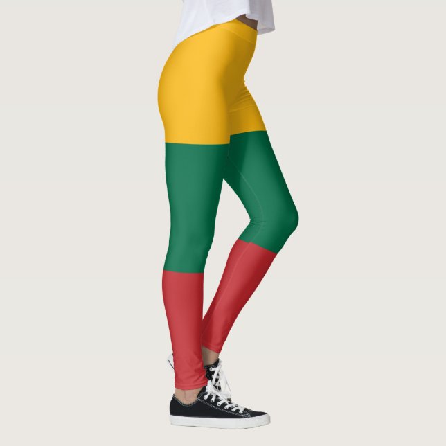 Litauens flagga leggings (Höger)
