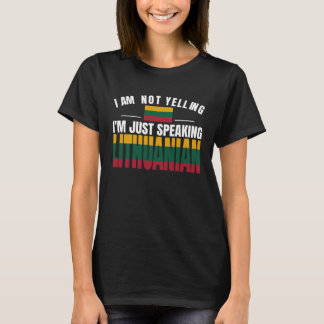 Litauens Flagga Litauen stolt över att vara litaui T Shirt