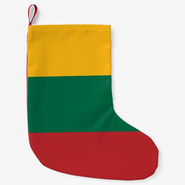 Litauens flagga liten julstrumpa (Framsidan)